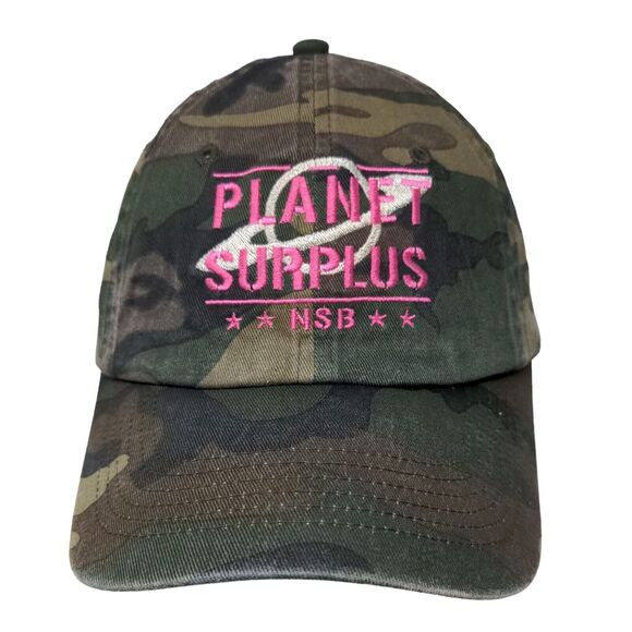 Planet Surplus NSB Strapback Hat Camo OSFA Embroidered Port Authority - Picture 1 of 7